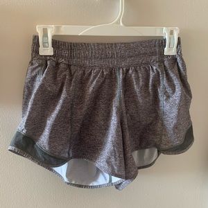 grey lululemon shorts